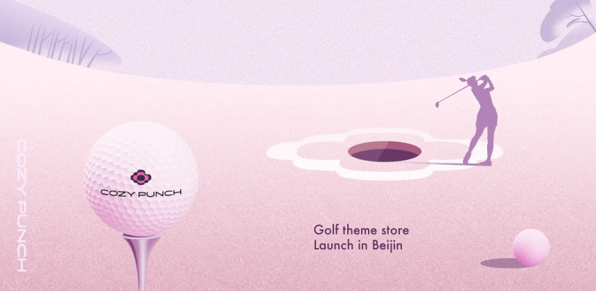 【 NEWS 】COZY PUNCH 首家高爾夫主題店，在北京盛大開幕！